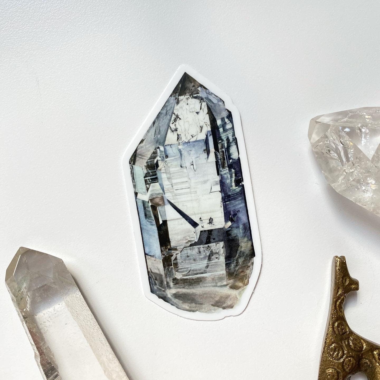 Swiss Smoky Quartz Sticker
