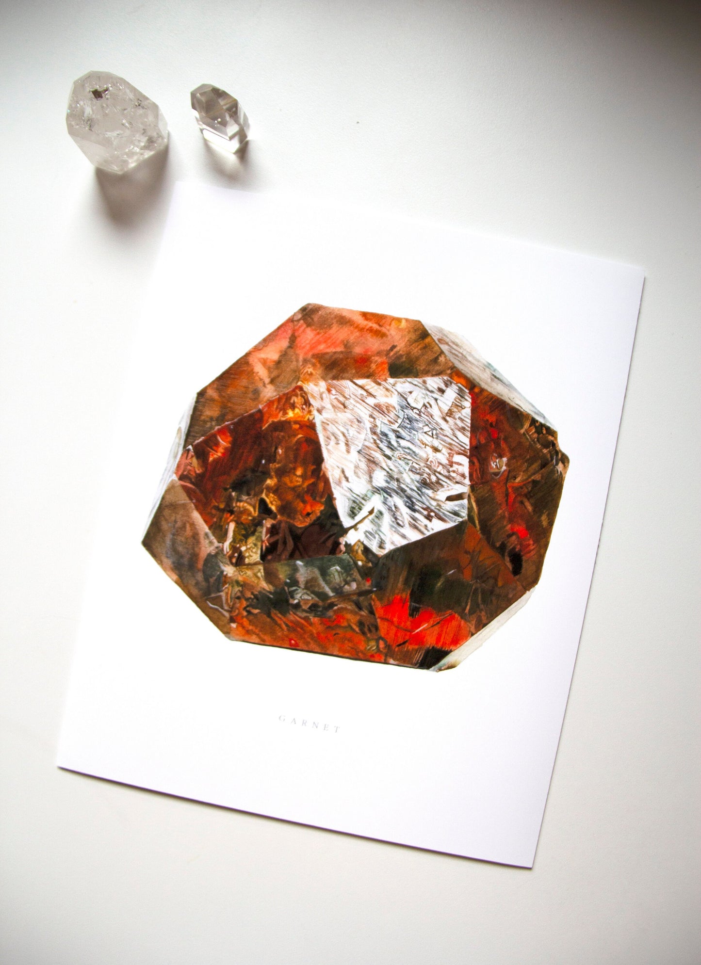 Loliondo Spessartine Garnet Watercolor Print