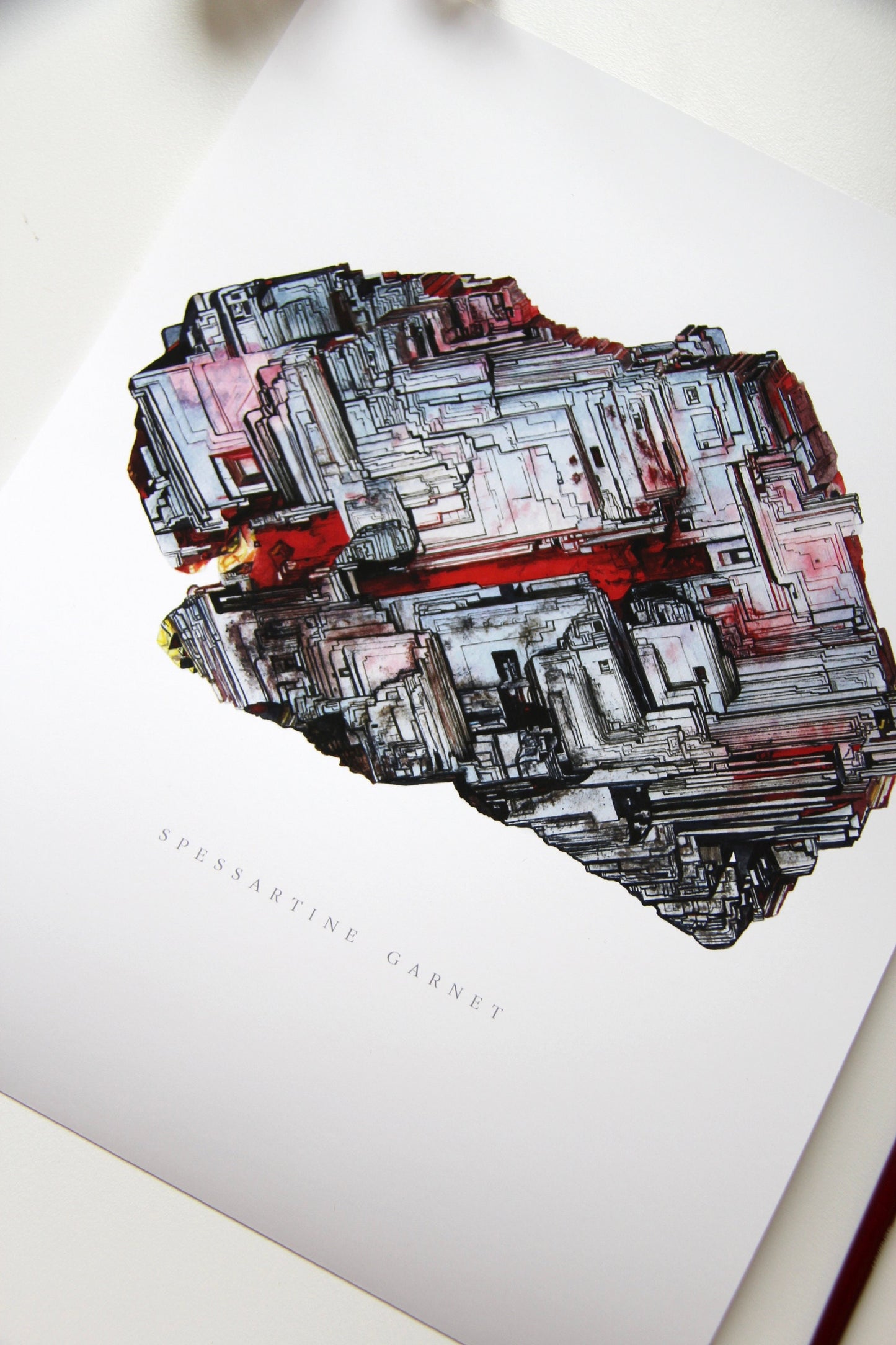 Spessartine Garnet Print (Nevagadora)