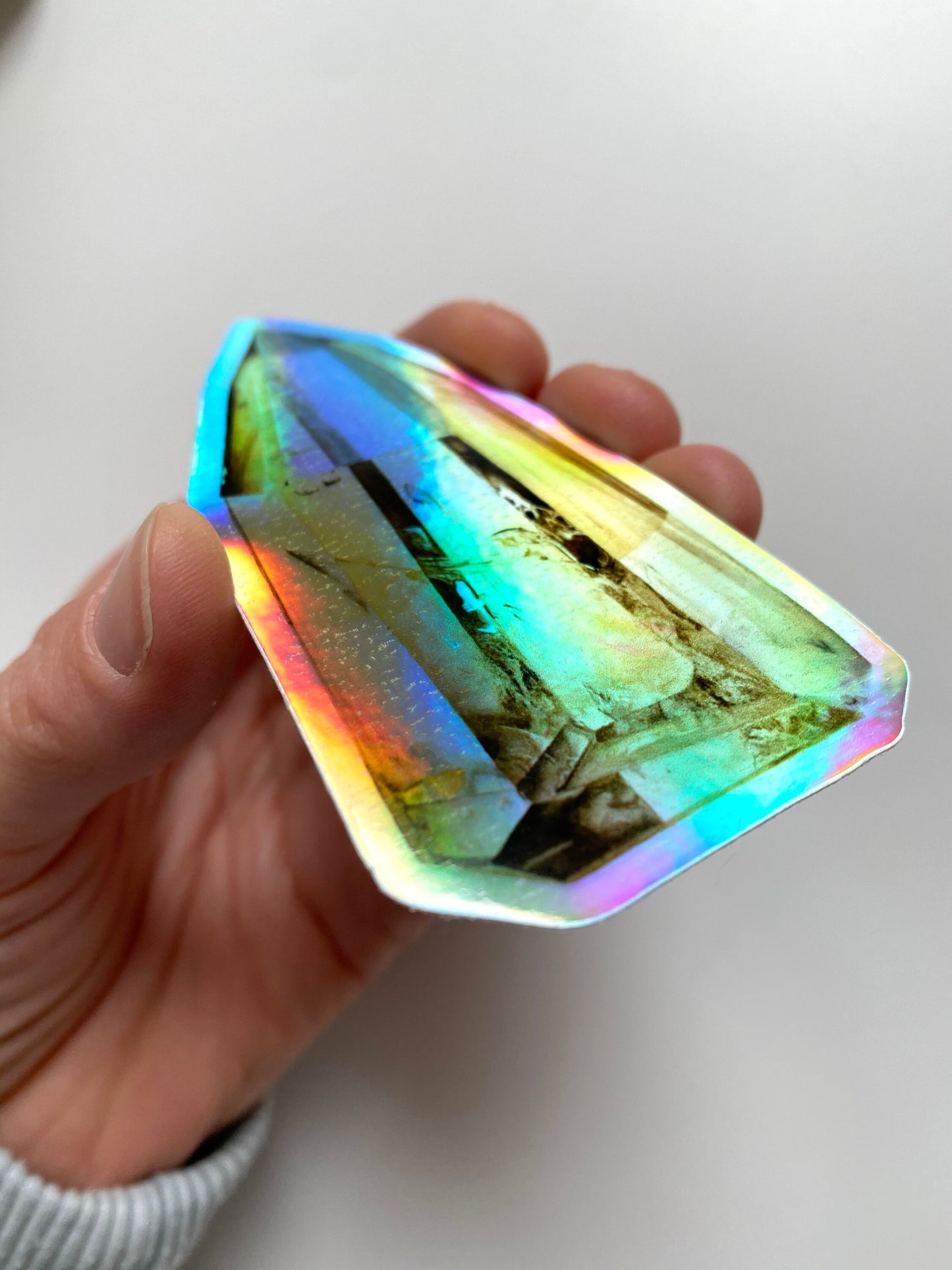 Holographic Citrine Sticker
