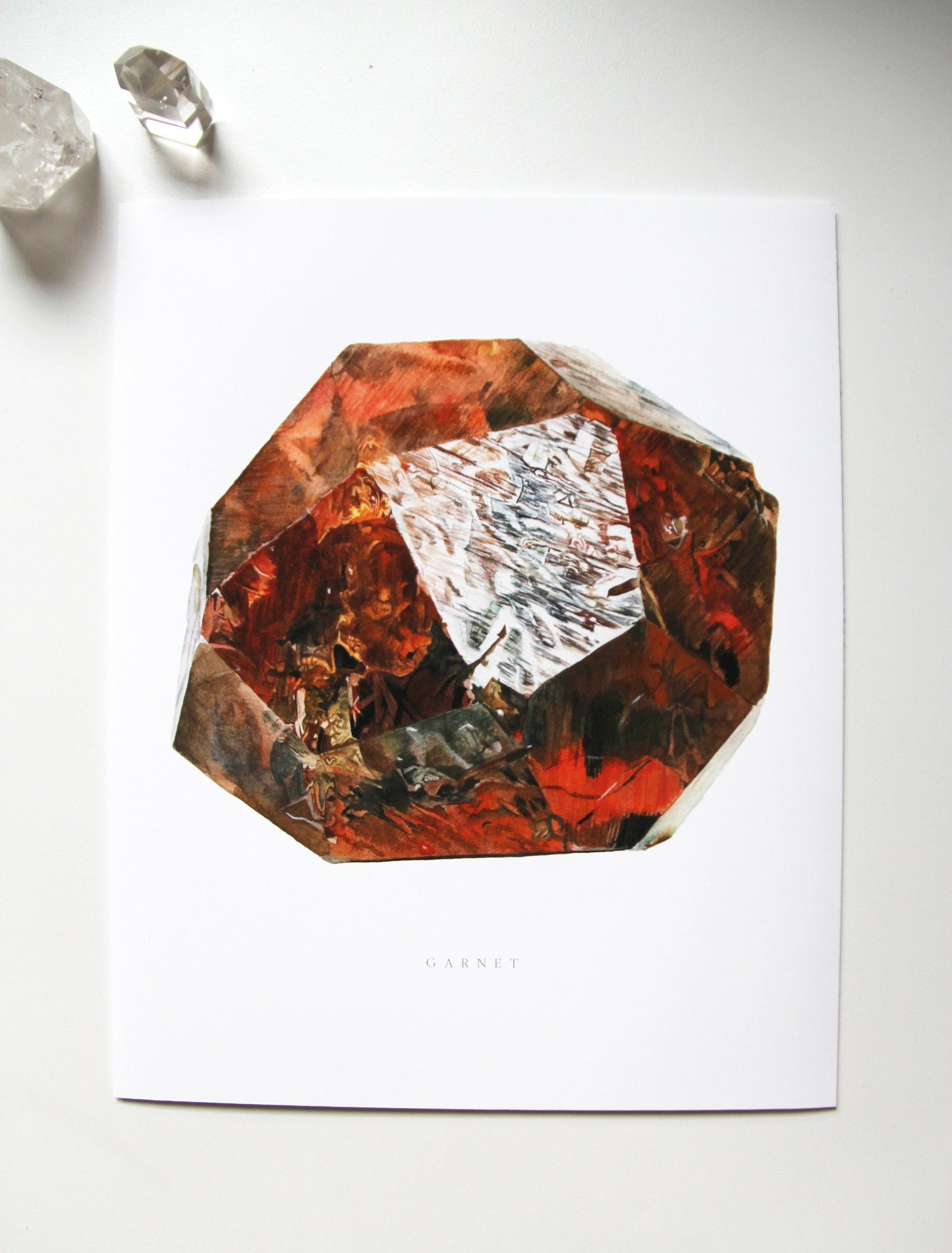 Loliondo Spessartine Garnet Watercolor Print