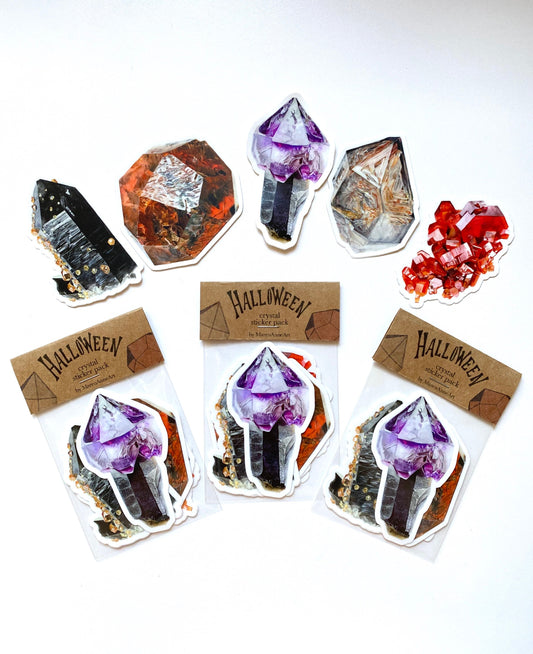 Halloween Crystal Sticker Pack