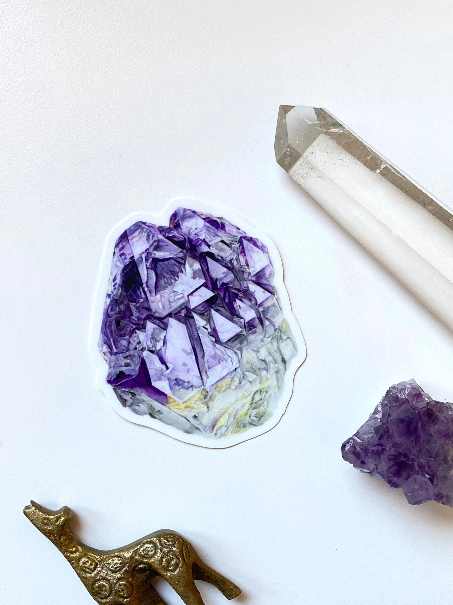 Elestial Amethyst Sticker