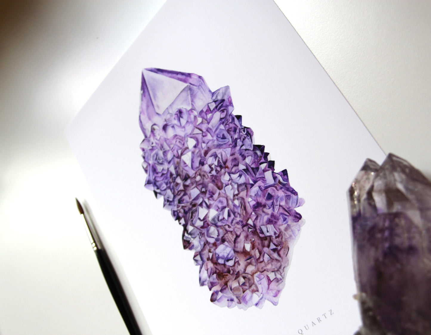 Cactus Quartz Amethyst Print