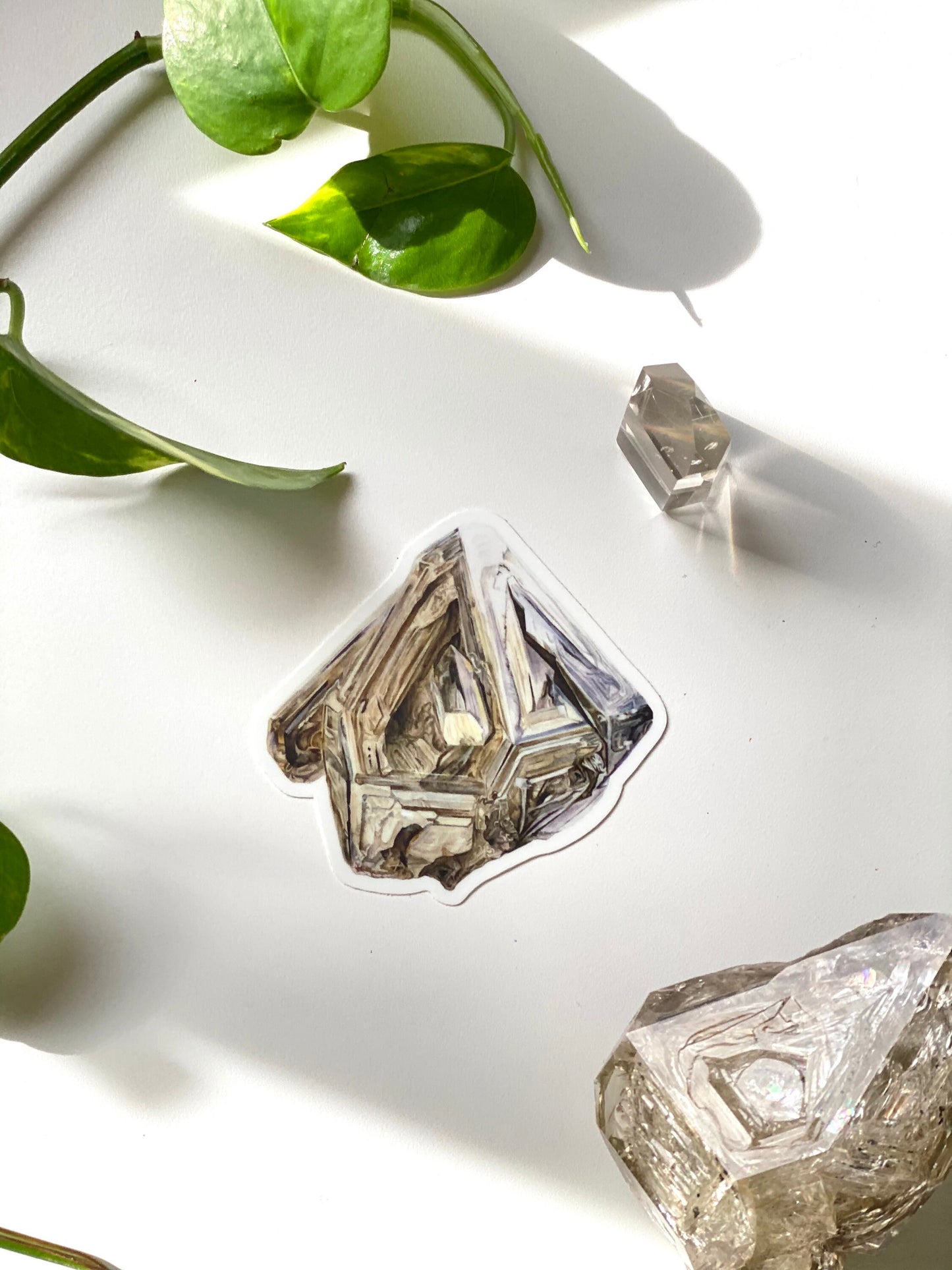 Skeletal Quartz Sticker