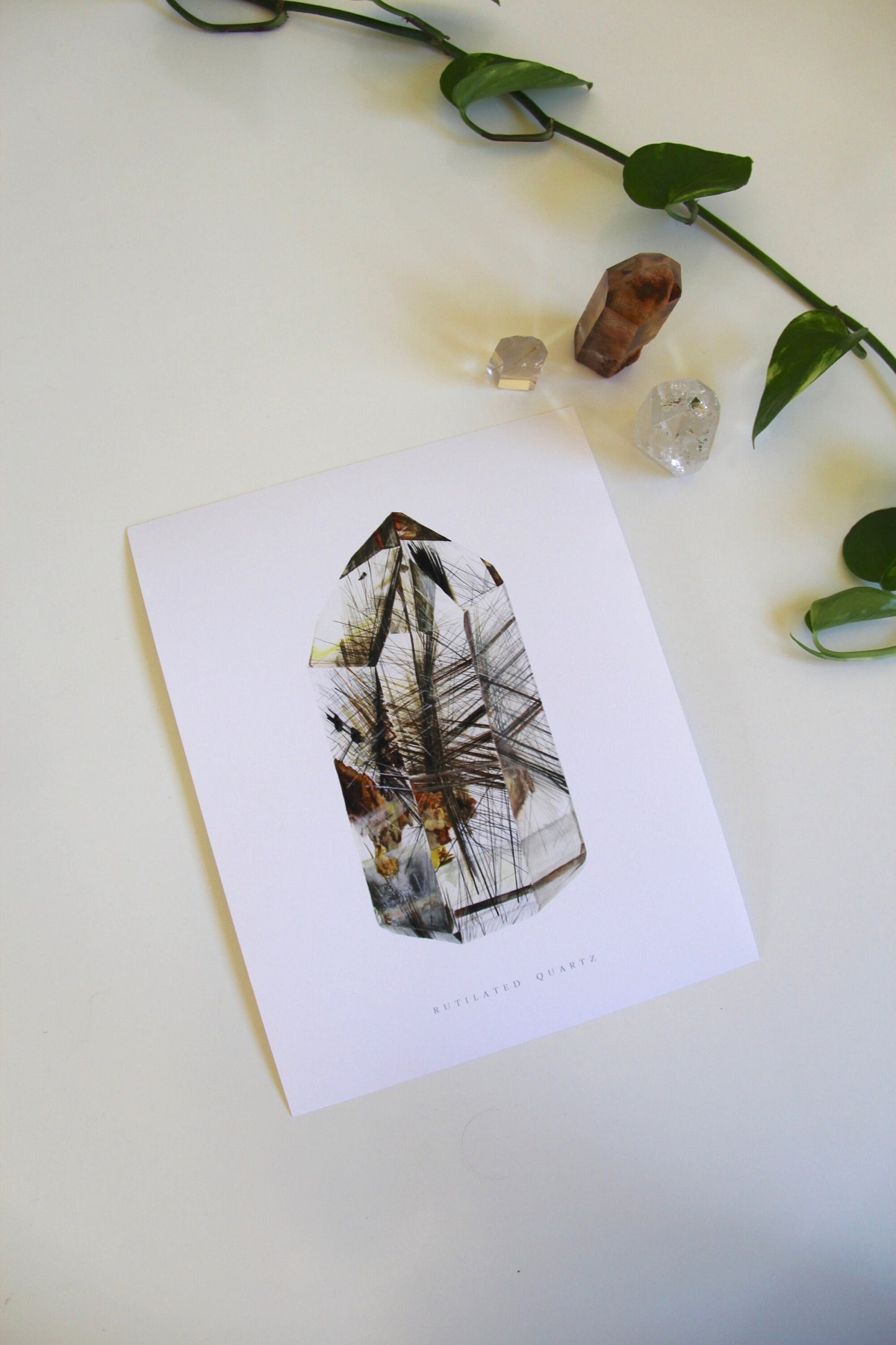 Rutilated Quartz Print