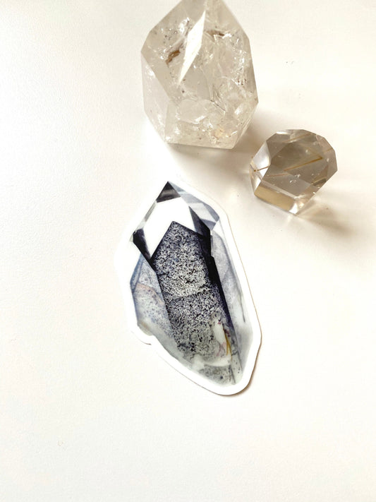Black Phantom Quartz Sticker