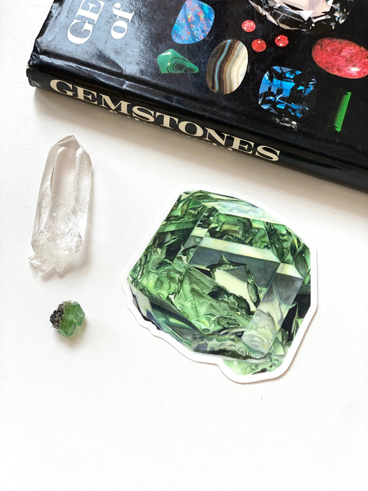 Tsavorite Green Garnet Sticker
