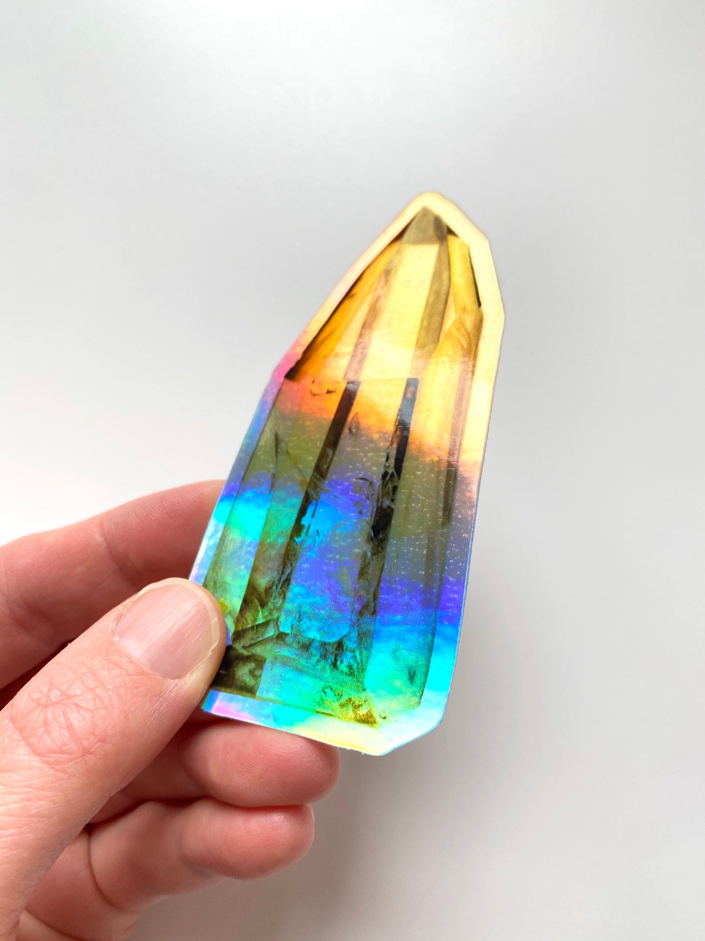 Holographic Citrine Sticker