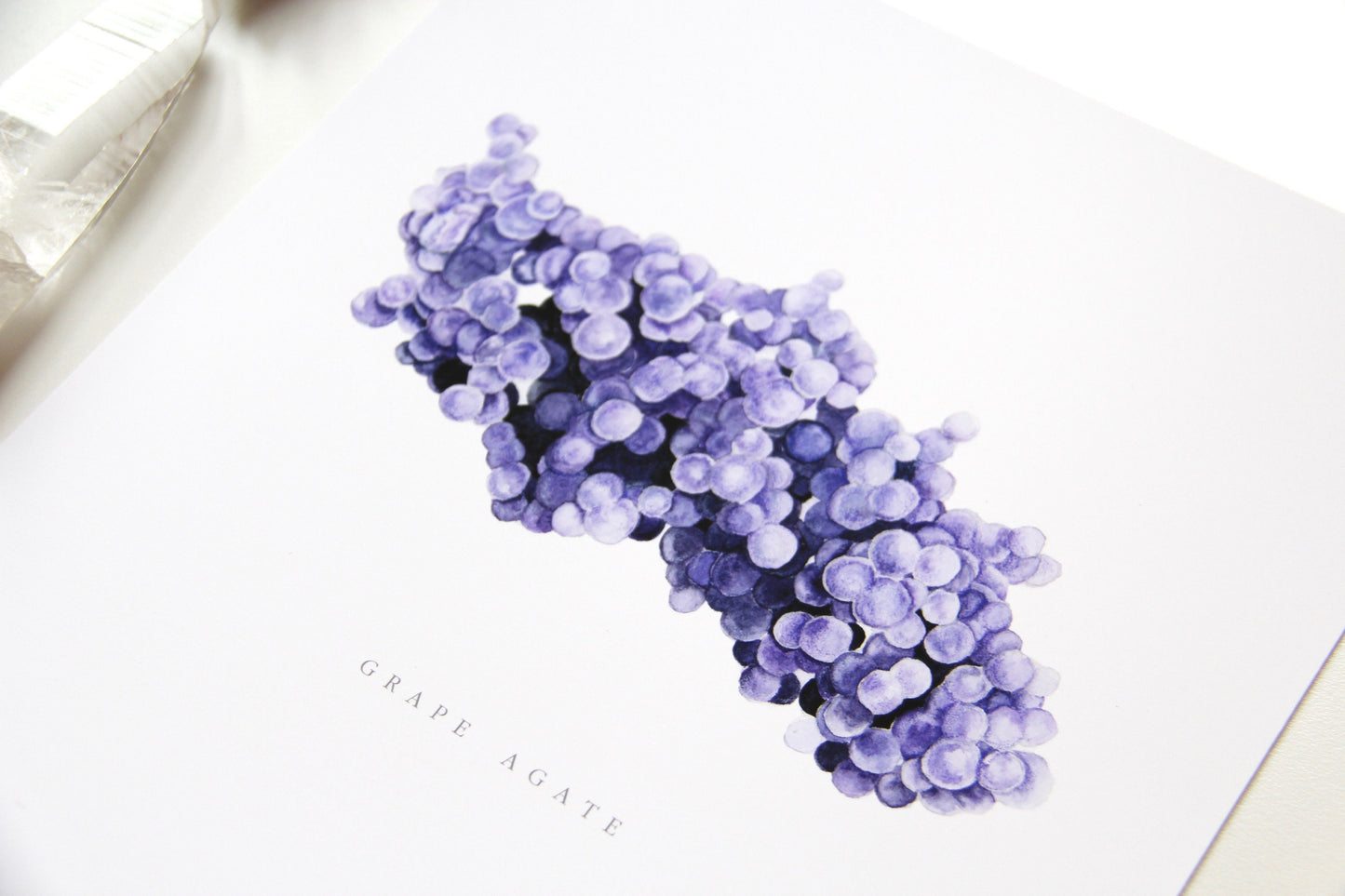 Grape Agate Giclee Print