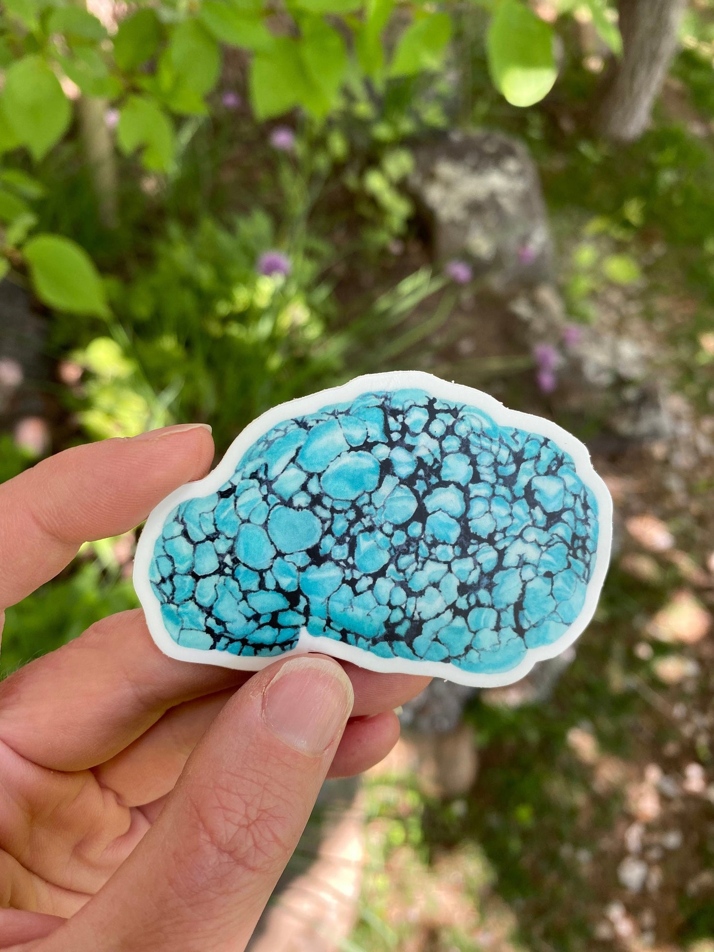 Turquoise Sticker