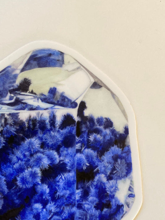 Dumortierite Quartz Sticker