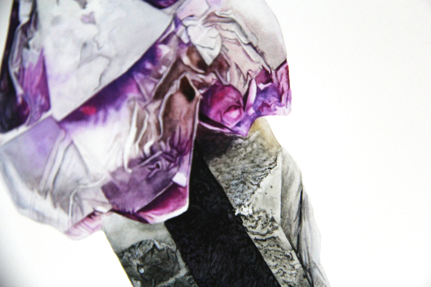 Smoky-Amethyst Scepter Print- Little Gem Mine