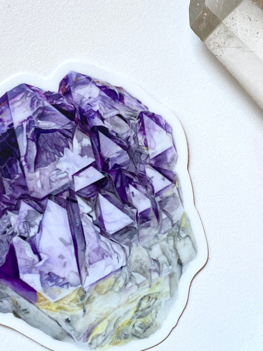 Elestial Amethyst Sticker