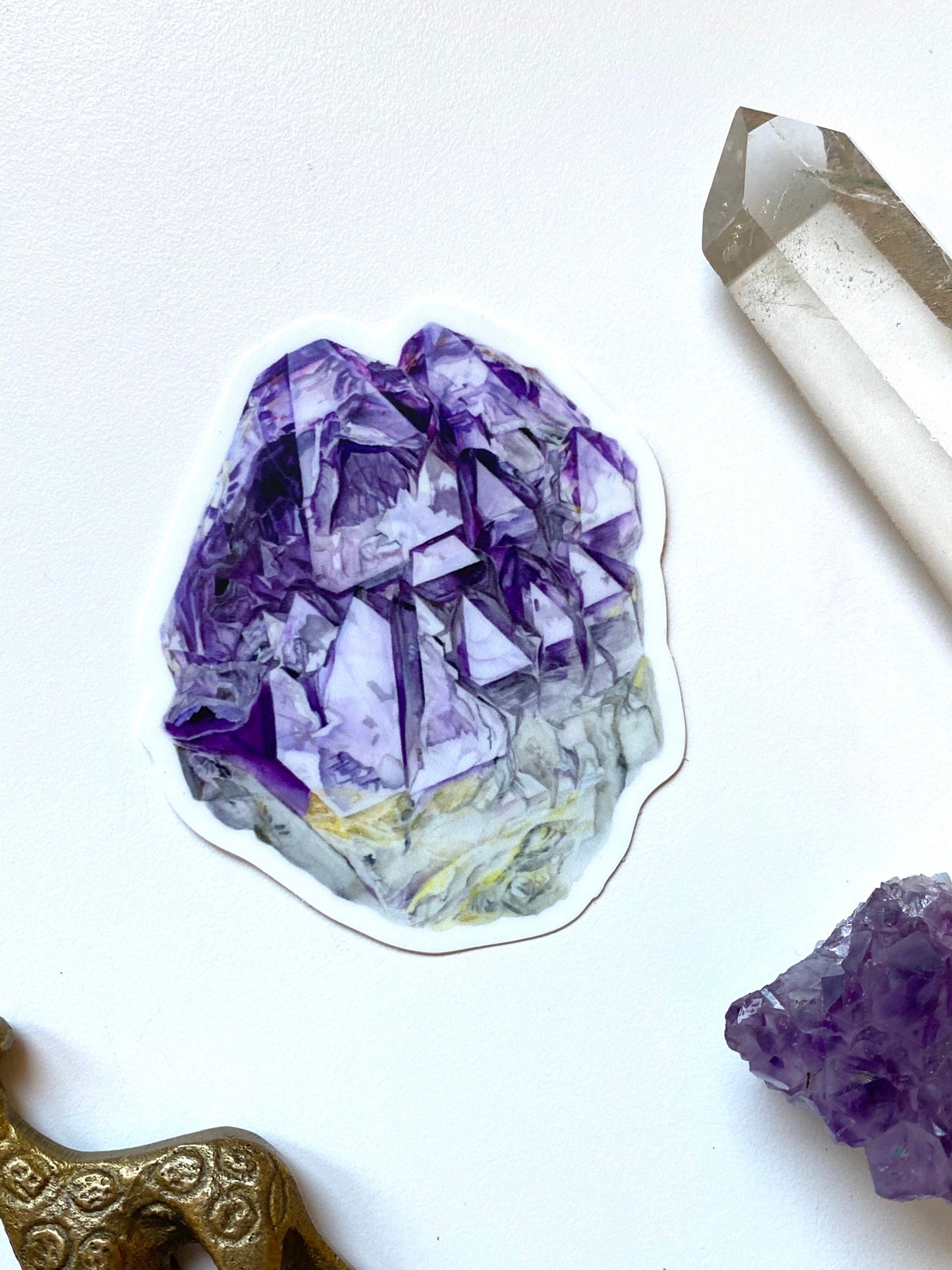 Elestial Amethyst Sticker