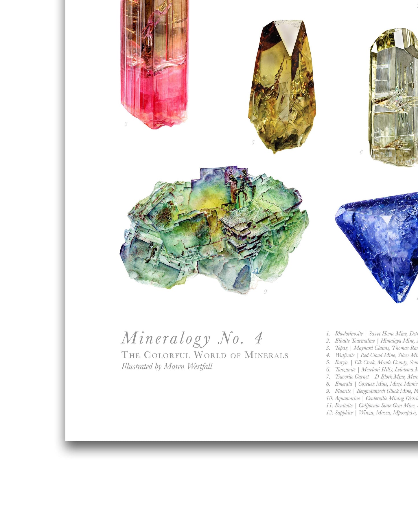 Mineralogy No. 4- The Colorful World of Minerals