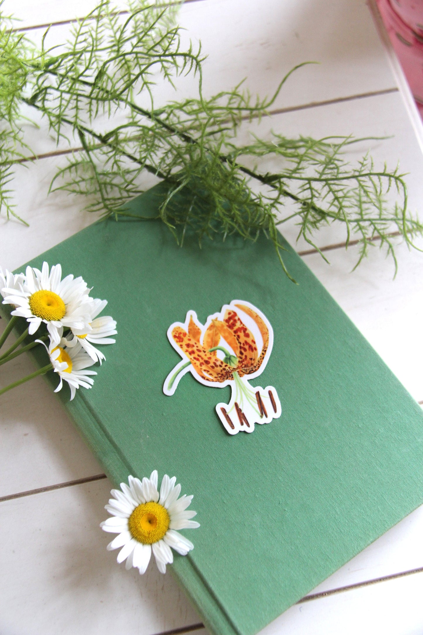 Humboldt Lily Watercolor Vinyl Sticker