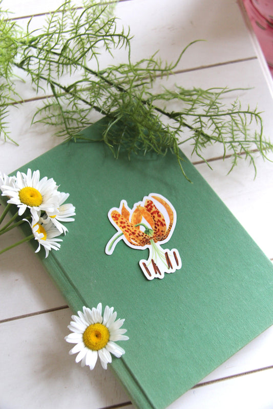 Humboldt Lily Watercolor Vinyl Sticker