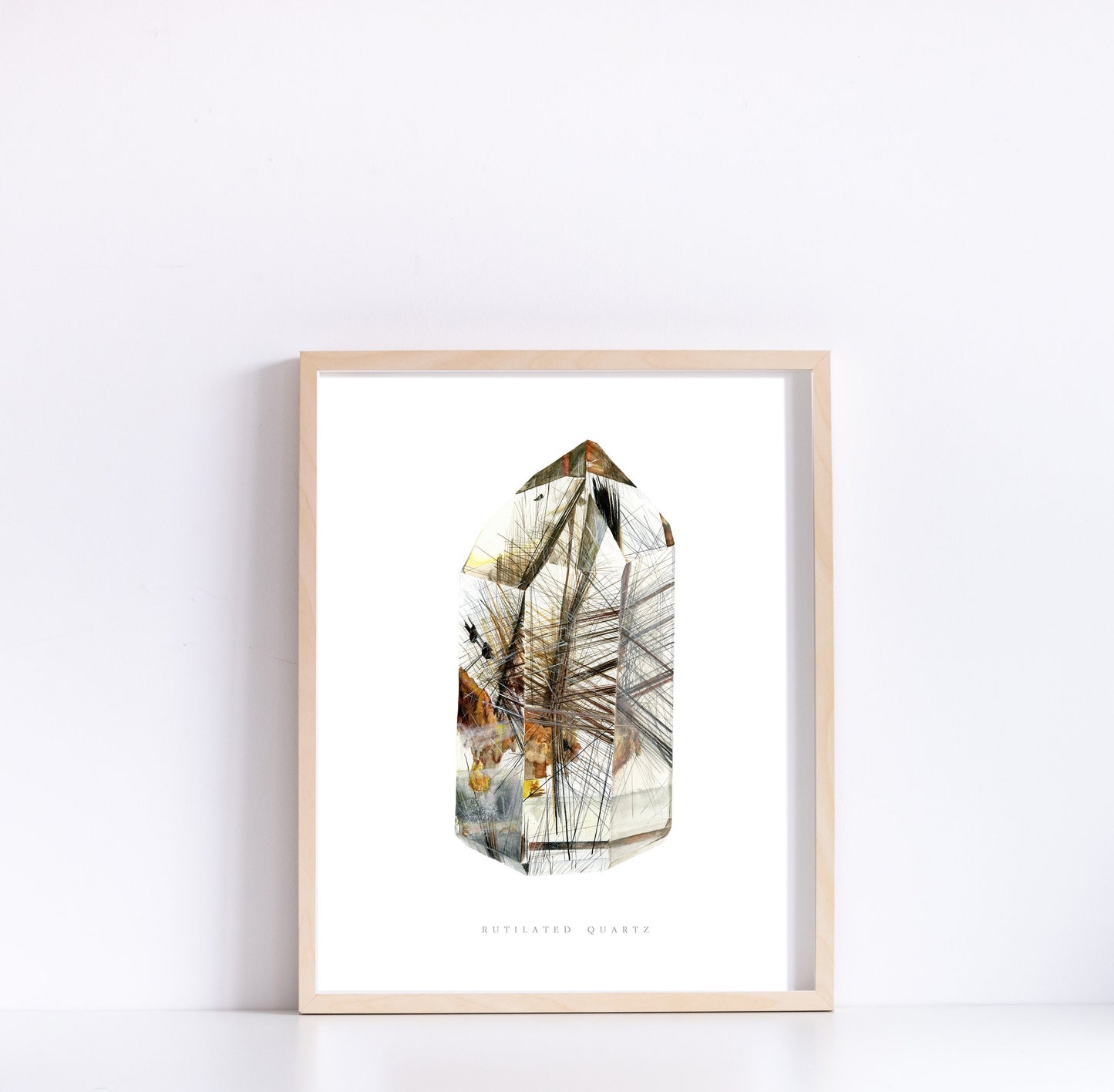 Rutilated Quartz Print