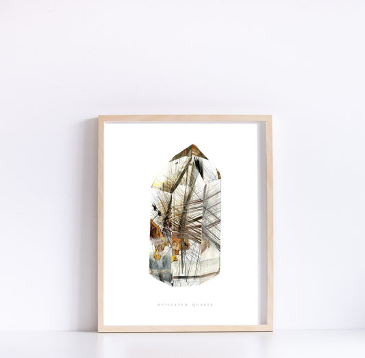 Rutilated Quartz Print