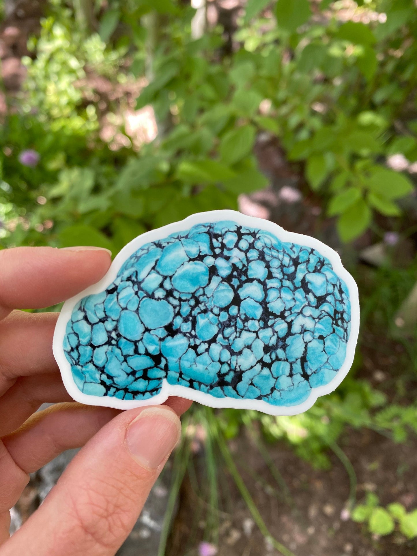 Turquoise Sticker