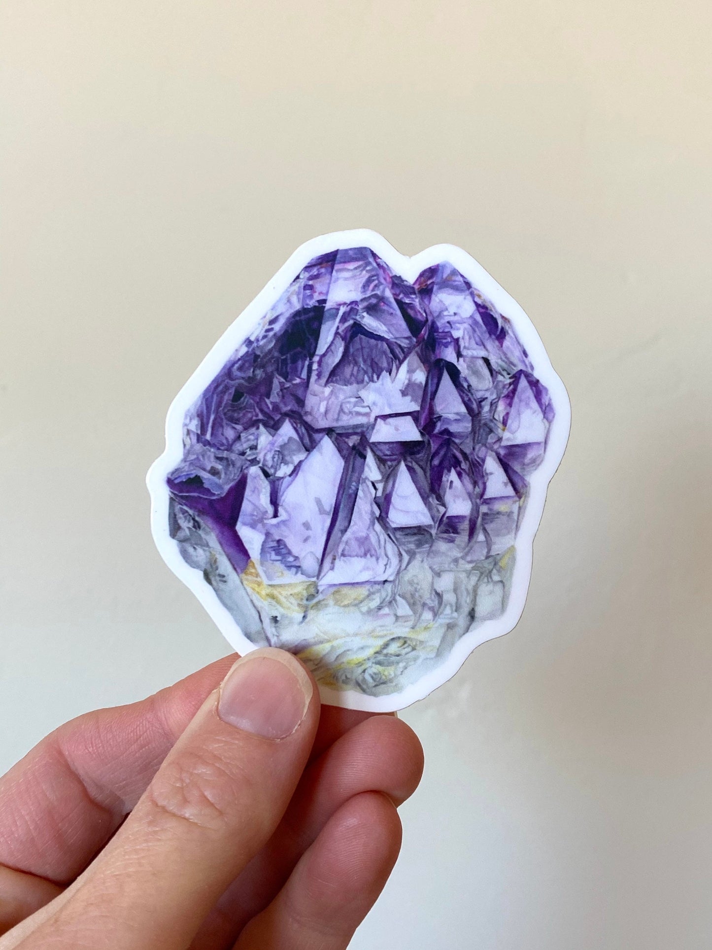 Elestial Amethyst Sticker