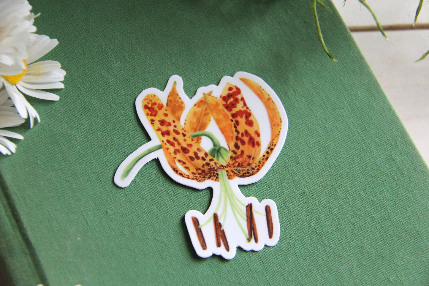 Humboldt Lily Watercolor Vinyl Sticker