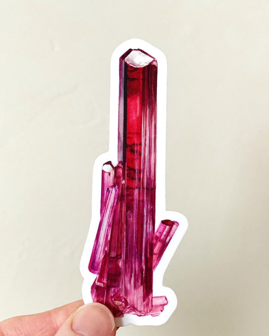 Rubellite Tourmaline Sticker