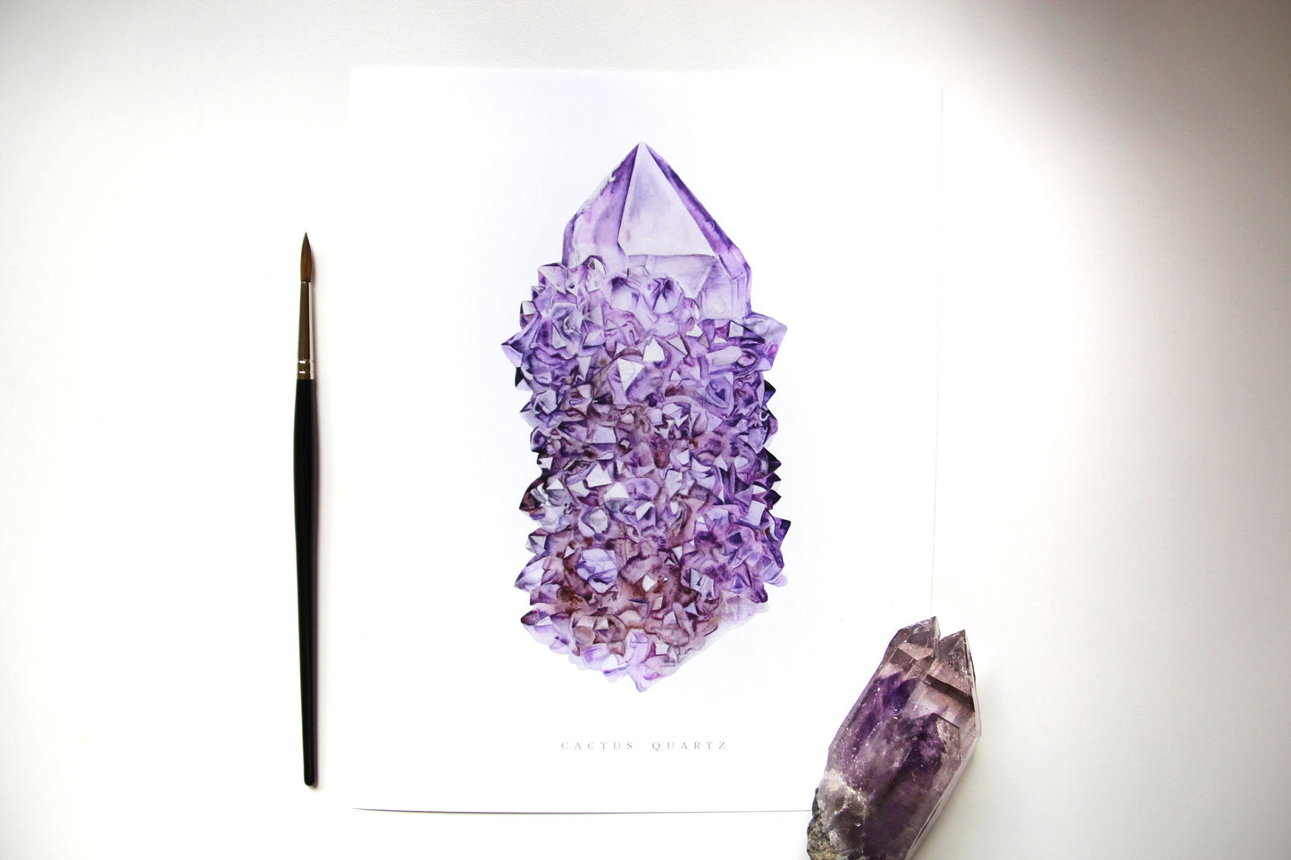 Cactus Quartz Amethyst Print