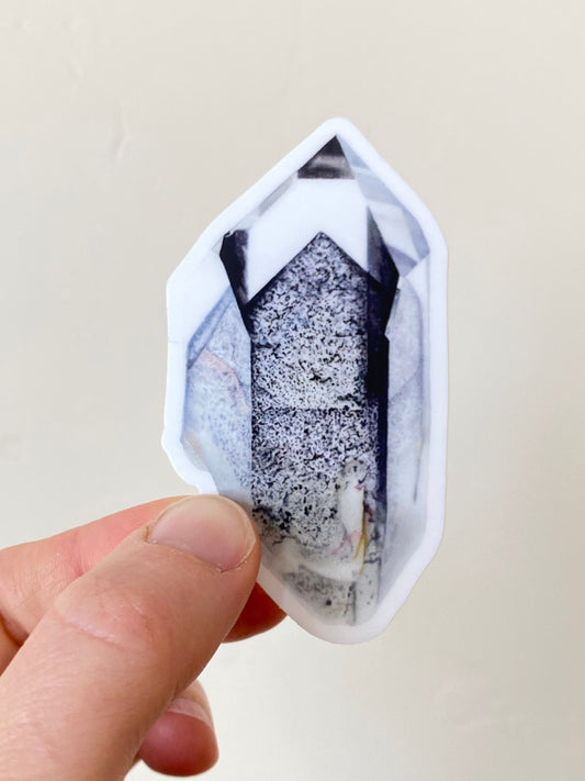 Black Phantom Quartz Sticker