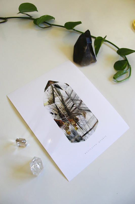 Rutilated Quartz Print