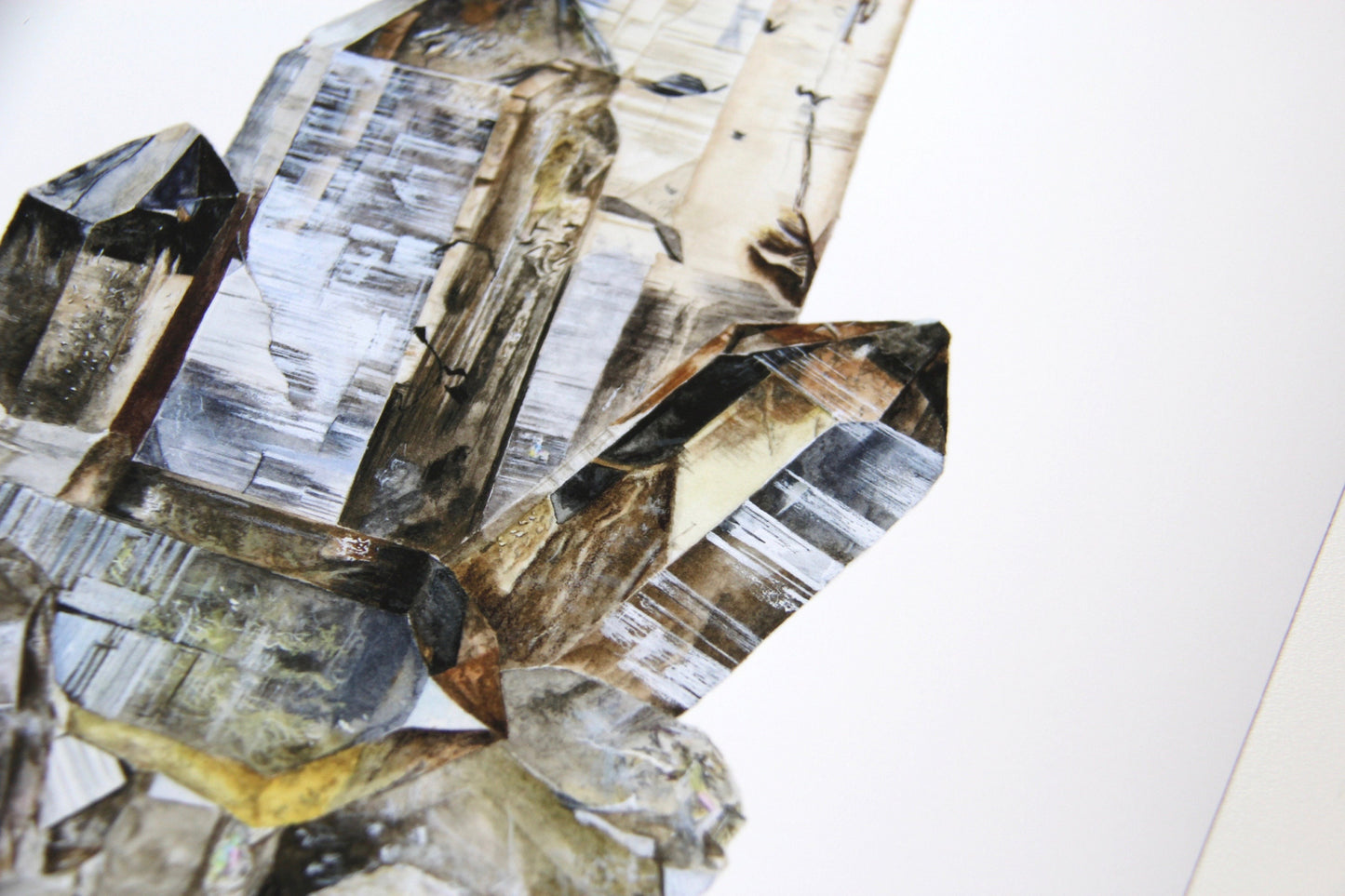 Swiss Smoky Quartz Print