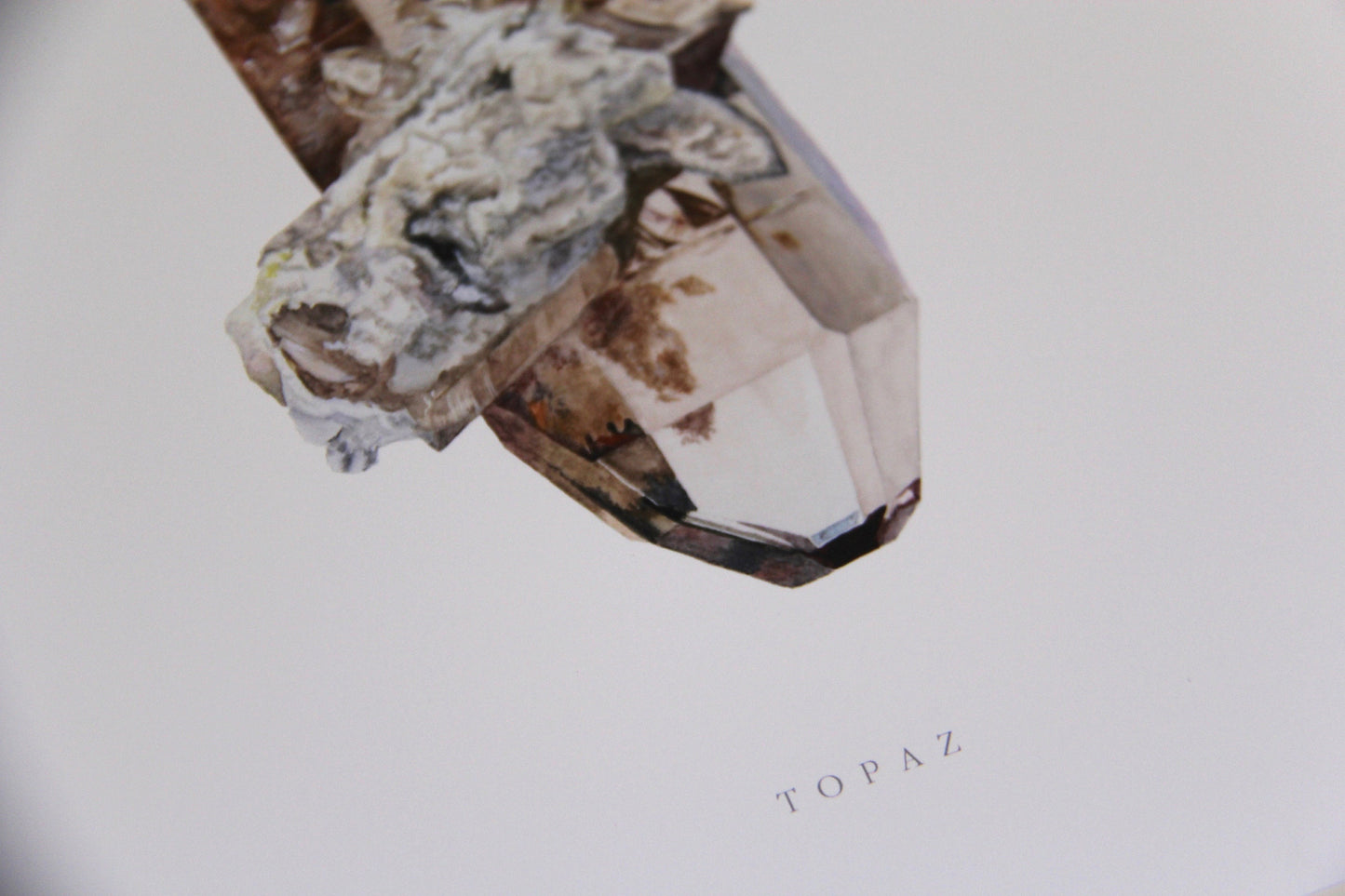 Topaz Watercolor Print (Utah)