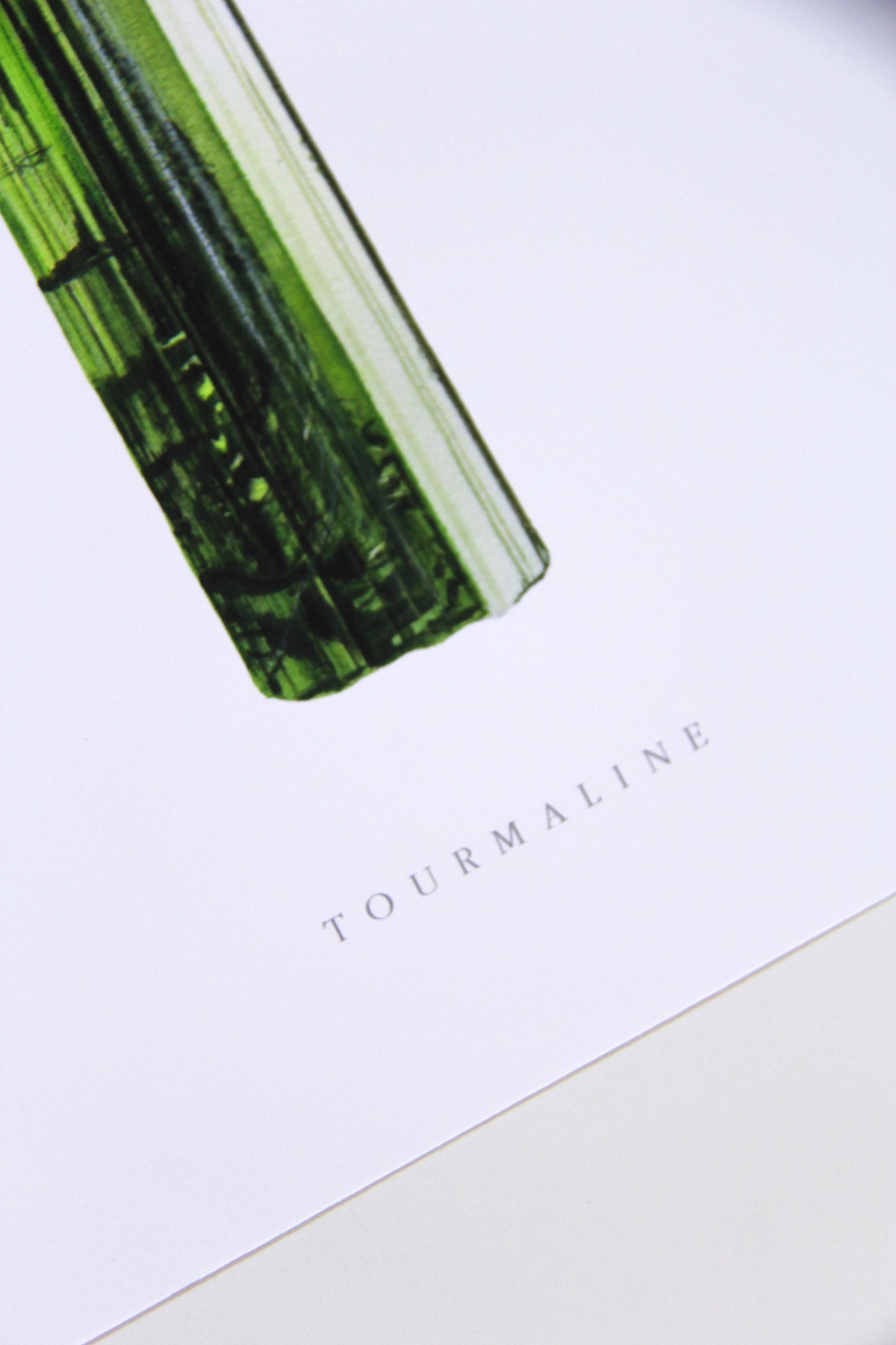 Green Tourmaline Watercolor Print