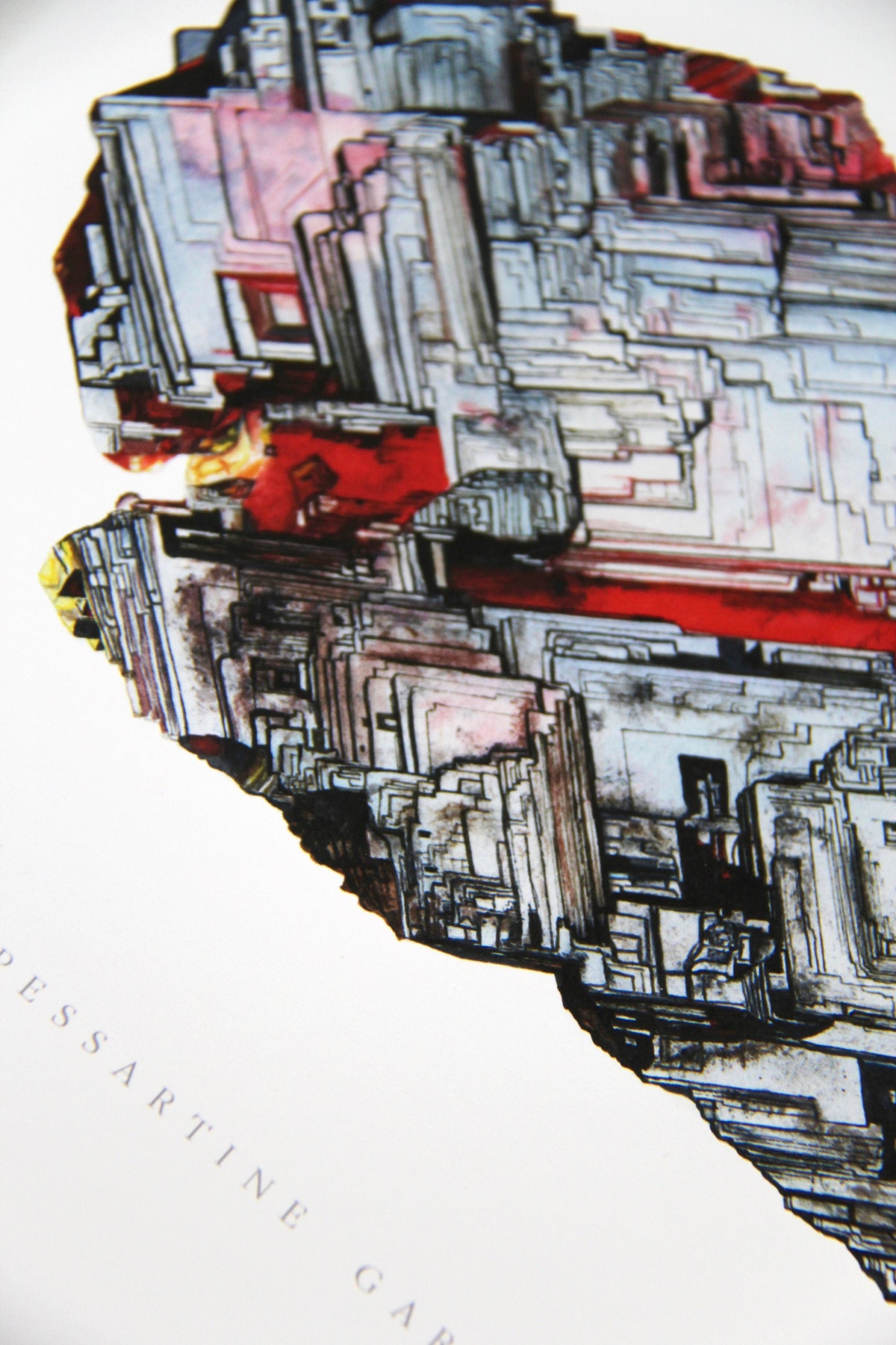 Spessartine Garnet Print (Nevagadora)