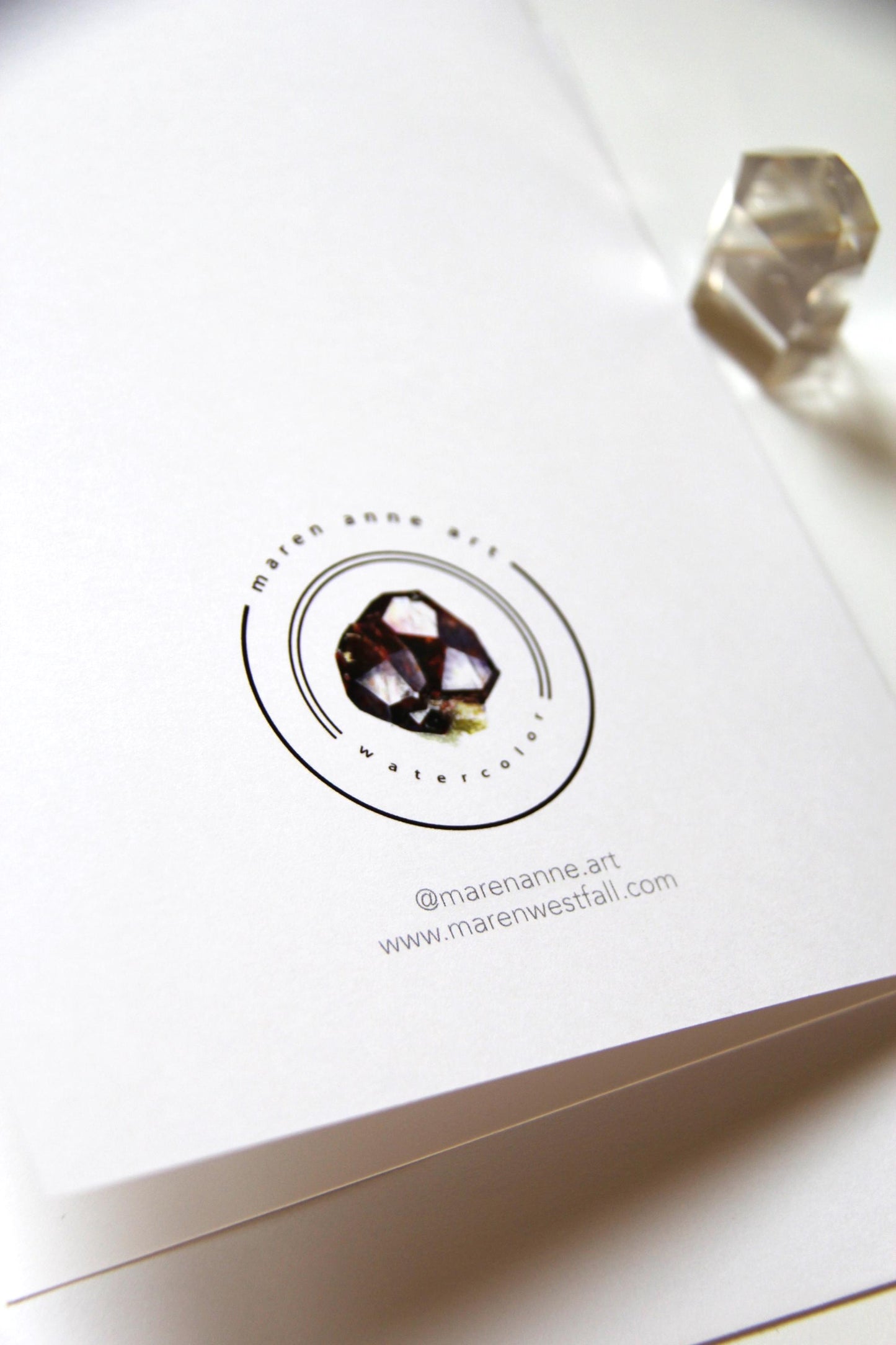 Holiday Crystal Greeting Card Set