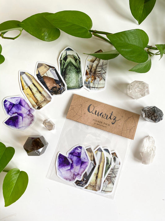 Quartz Crystal Sticker Pack