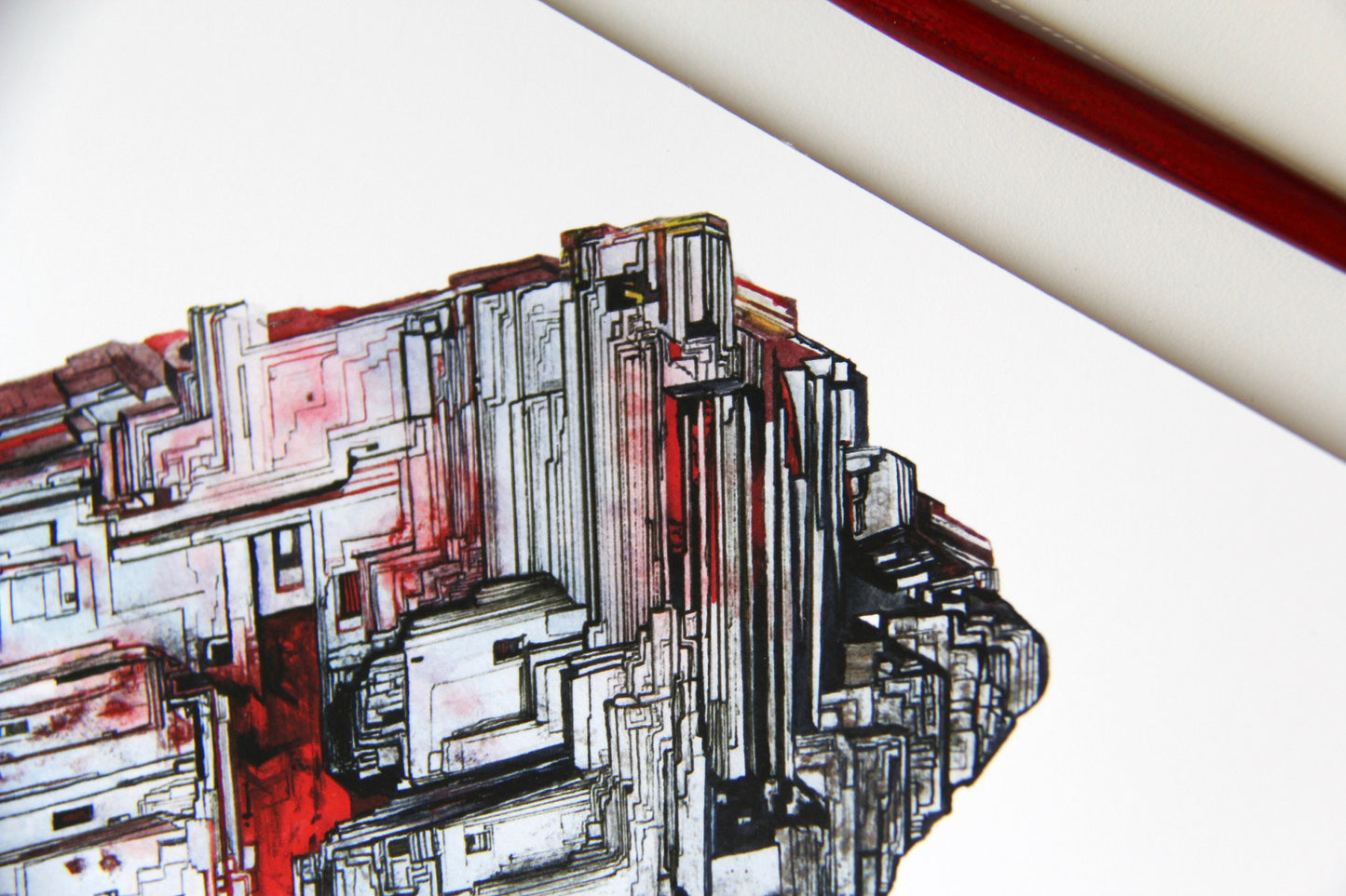 Spessartine Garnet Print (Nevagadora)