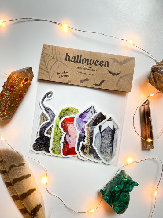 NEW Halloween Crystal Sticker Pack