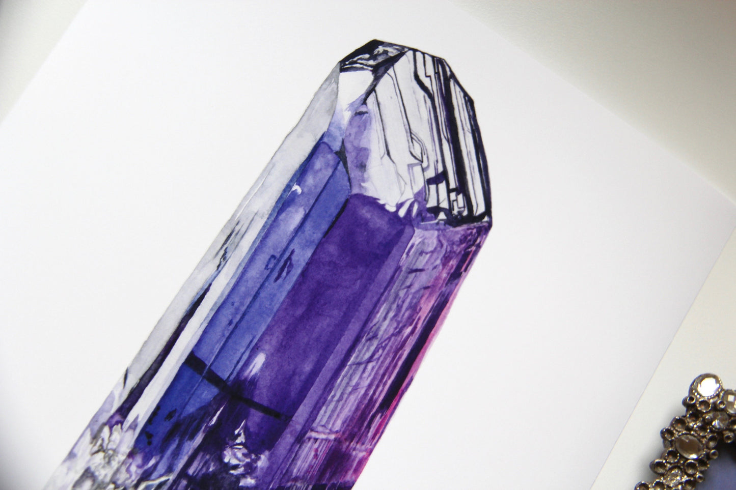 Watercolor Tanzanite Print-
