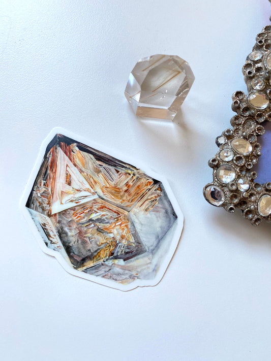 Skeletal Brandberg Quartz Sticker