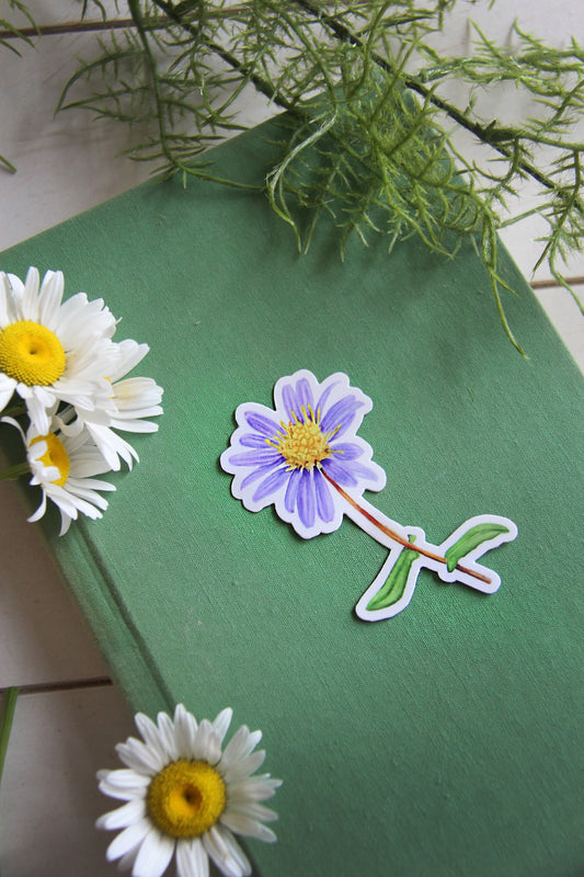 Aster Watercolor Sticker