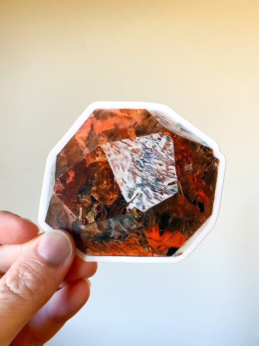 Spessartine Garnet Sticker