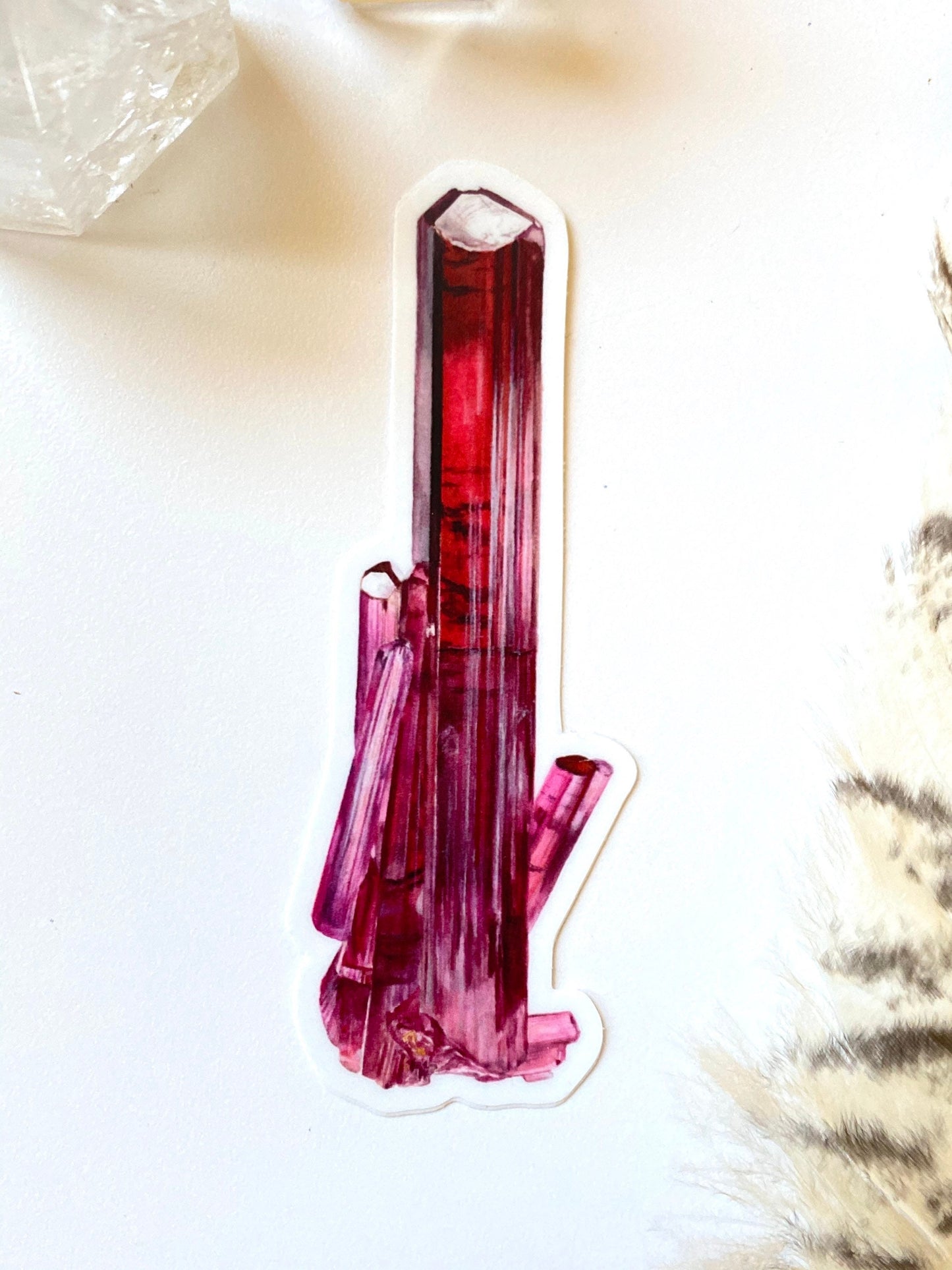 Rubellite Tourmaline Sticker