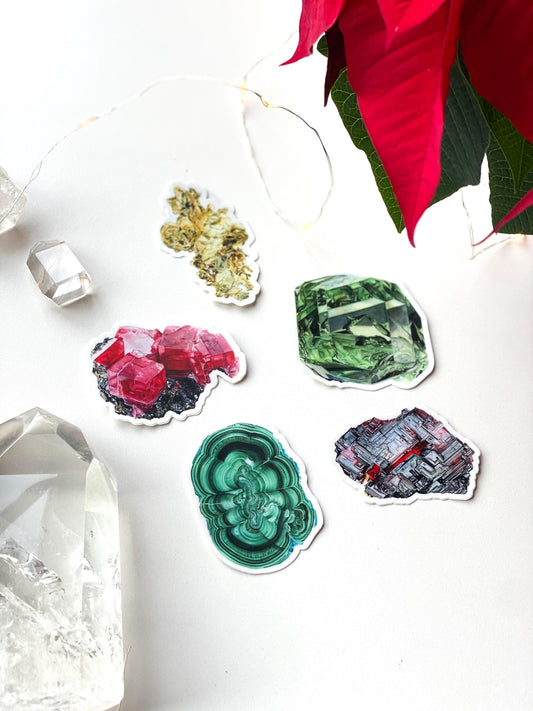 Merry Minerals Sticker Pack