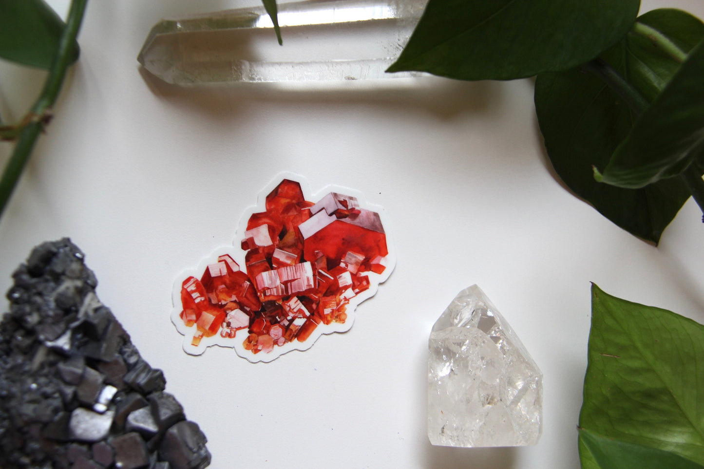 Vanadinite Crystal Sticker