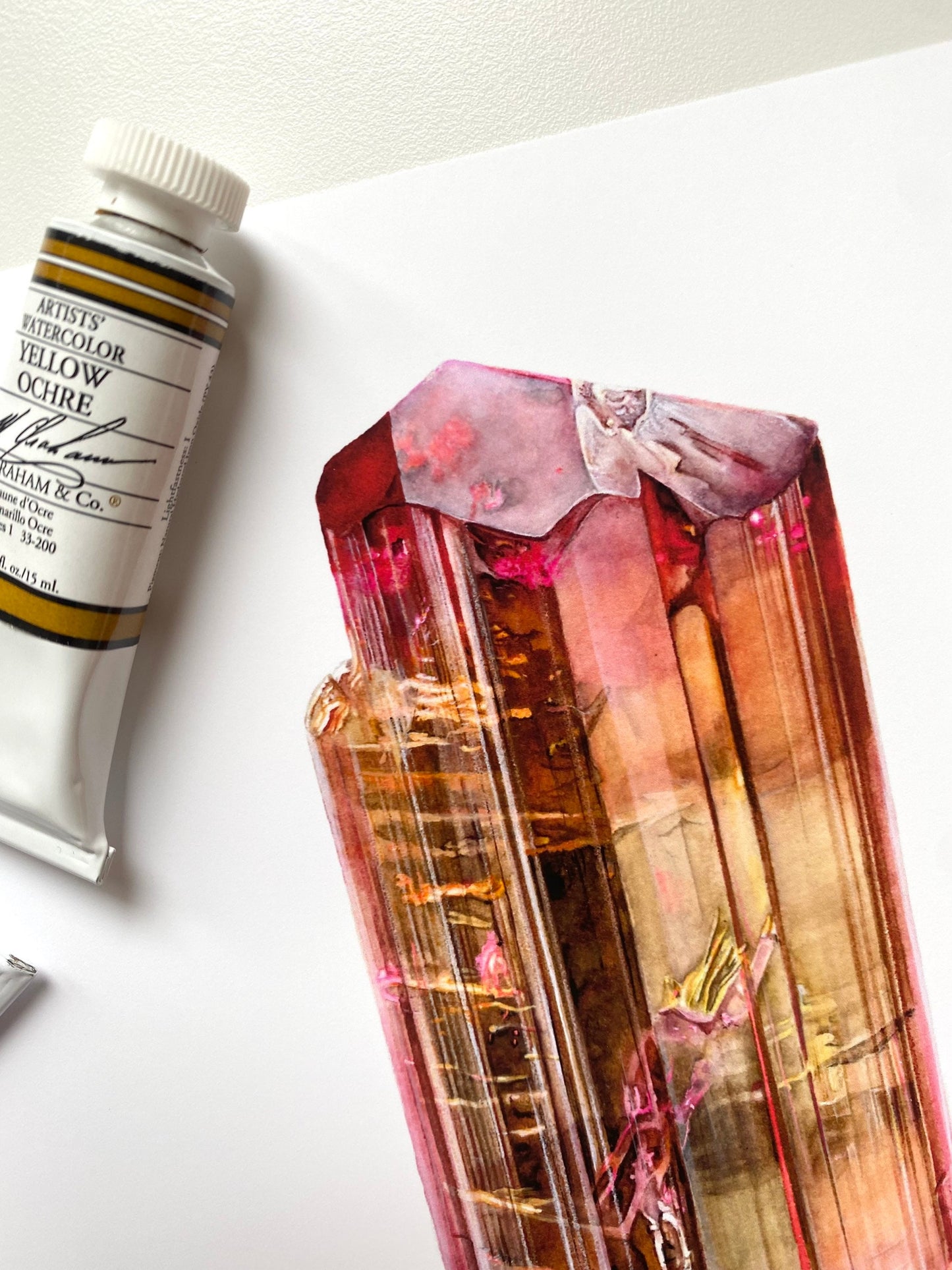Californian Tourmaline Watercolor Print