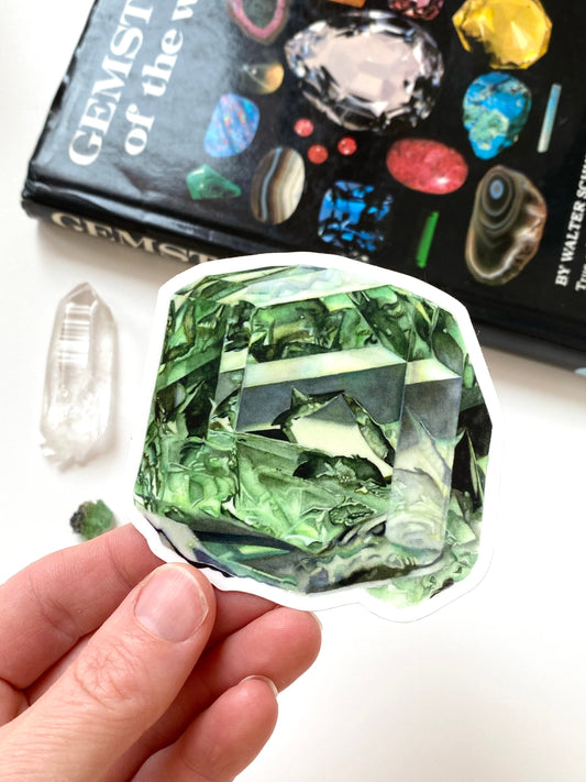 Tsavorite Green Garnet Sticker
