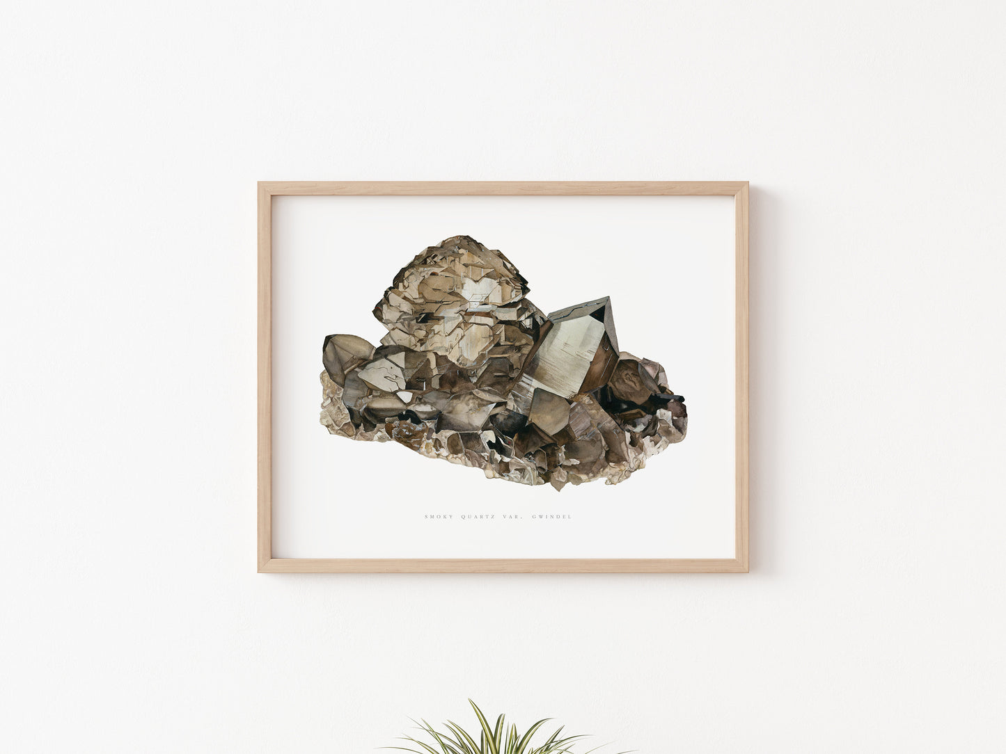 Smoky Quartz Gwindel Print