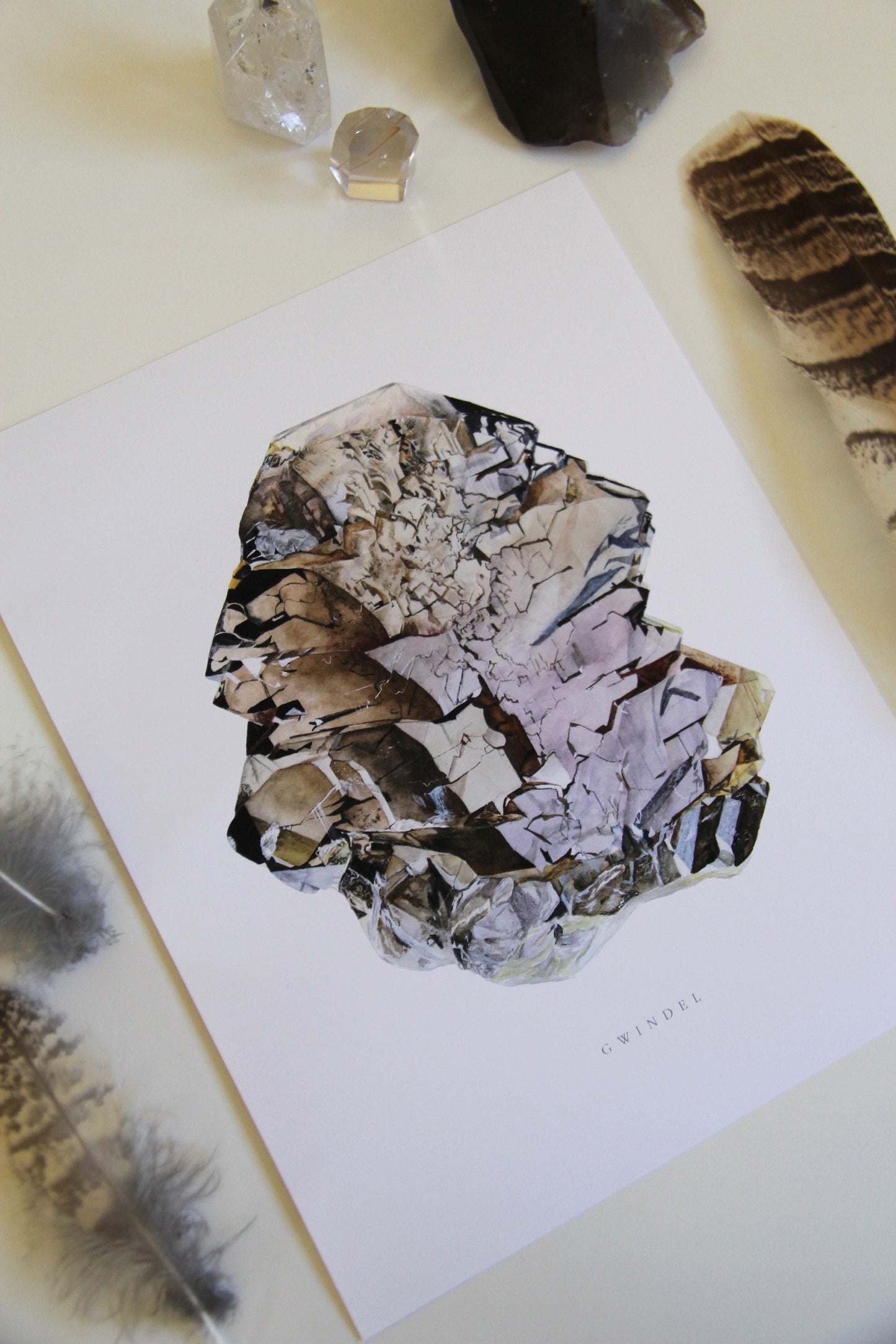 Gwindel Smoky Quartz Giclee Print